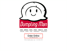 Tablet Screenshot of dumplingman.com